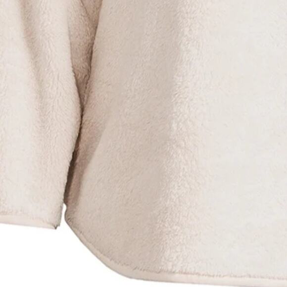 Terra & Sky Women’s Plus Size Quarter Snap Faux Sherpa Pullover, SIZE 2XL, 20-22 - Picture 3 of 4